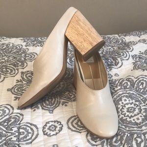 Dolce Vita white mules
